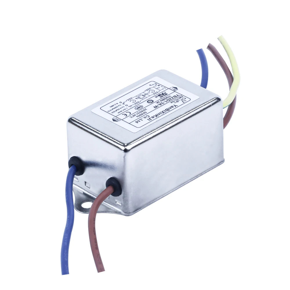 Монофазный фильтр электромагнитных помех, 20 А, улучшенная конструкция фильтрации для беговой дорожки