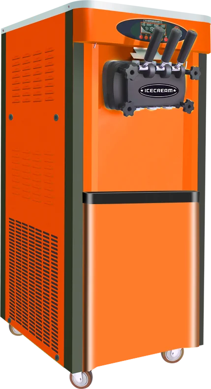 3 Flavors Automatic Soft Serve Commercial Ice Cream Machine Italian Gelato Making Ice Cream Makers