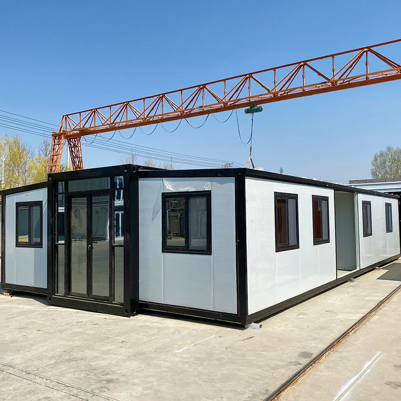 Customised 20Ft 40Ft Portable prefab Expandable Container House with 1 to 4 Bedrooms