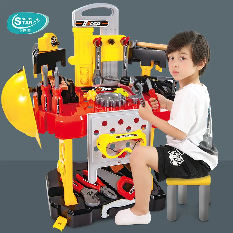 Набор игрушек «сделай сам» 3 в 1, другие игрушки для ролевых игр, строительная скамья, набор инструментов для детей