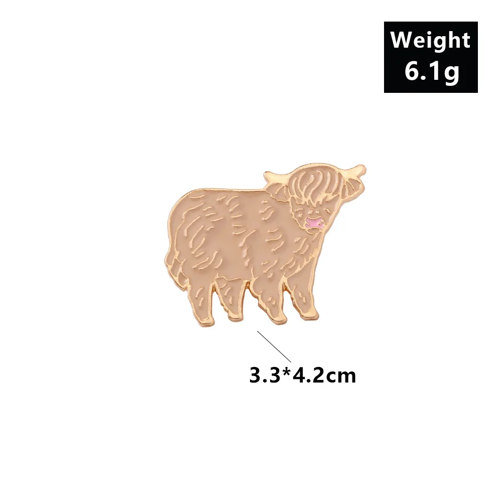 Manufacturers High Quality Custom Cartoon animal Pin Hard Metal Enamel Lapel Brooch for women