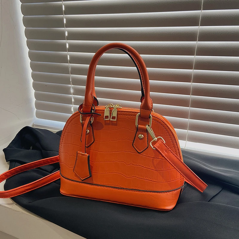 simple hot products ladies crossbody purses stone pattern shell types shoulder bags women handbags ladies