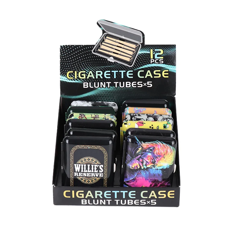 Wholesale Custom 78mm Cigarette Case Roll Container Plastic Cigarette Box Waterproof Cigarette Holder