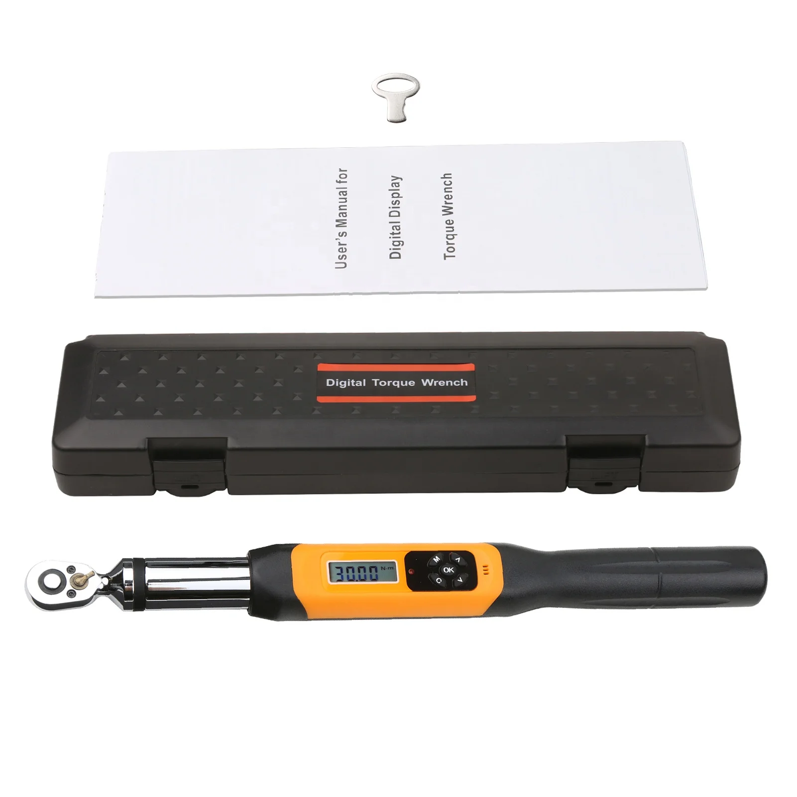 3/8 Inch Digital Torque Wrench Electronic Torque Wrench with Buzzer & LCD Alarm (1.8-60 N.m)