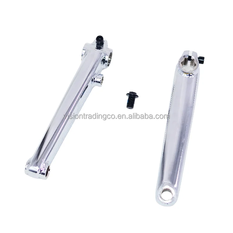 Stock ready CRMO BMX tubular cranks compatible with 8T spindle axle