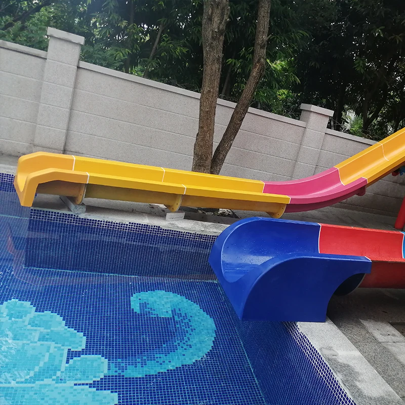 Private Pool Fiberglass Water Slide Backyard Water Play