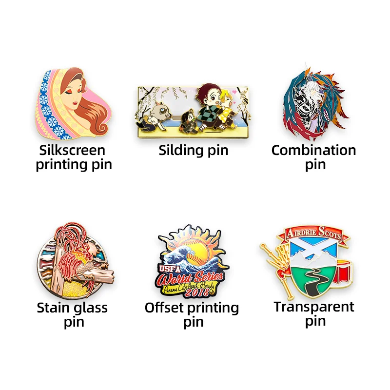 3D Gold New Logo Set Tag Gift Items Custom Metal Crafts Brooch Badges Lapel Enamel Pins Qatar National Day Pins