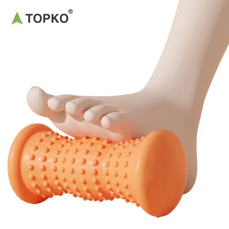 TOPKO Wholesale PVC & EVA Multifunctional Fitness Exercise PVA Yoga Rollers Durable Durable Foot Massage Rollers Gym Home Use