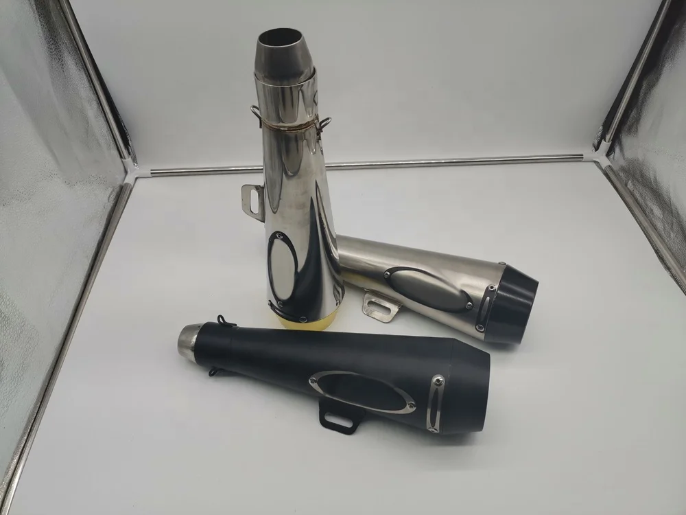 Universal Exhaust Pipe 36-51MM Motorcycle Muffle Exhaust Pipe tail Scooter Bike for SUZUKI YAMAHA DUCATI Aprilia KAWASAKI HONDA