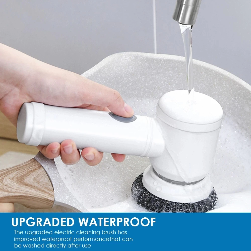 Battery Electric Cleaning Brush Electric Cleaning Brush Rechargeable For Bathroom