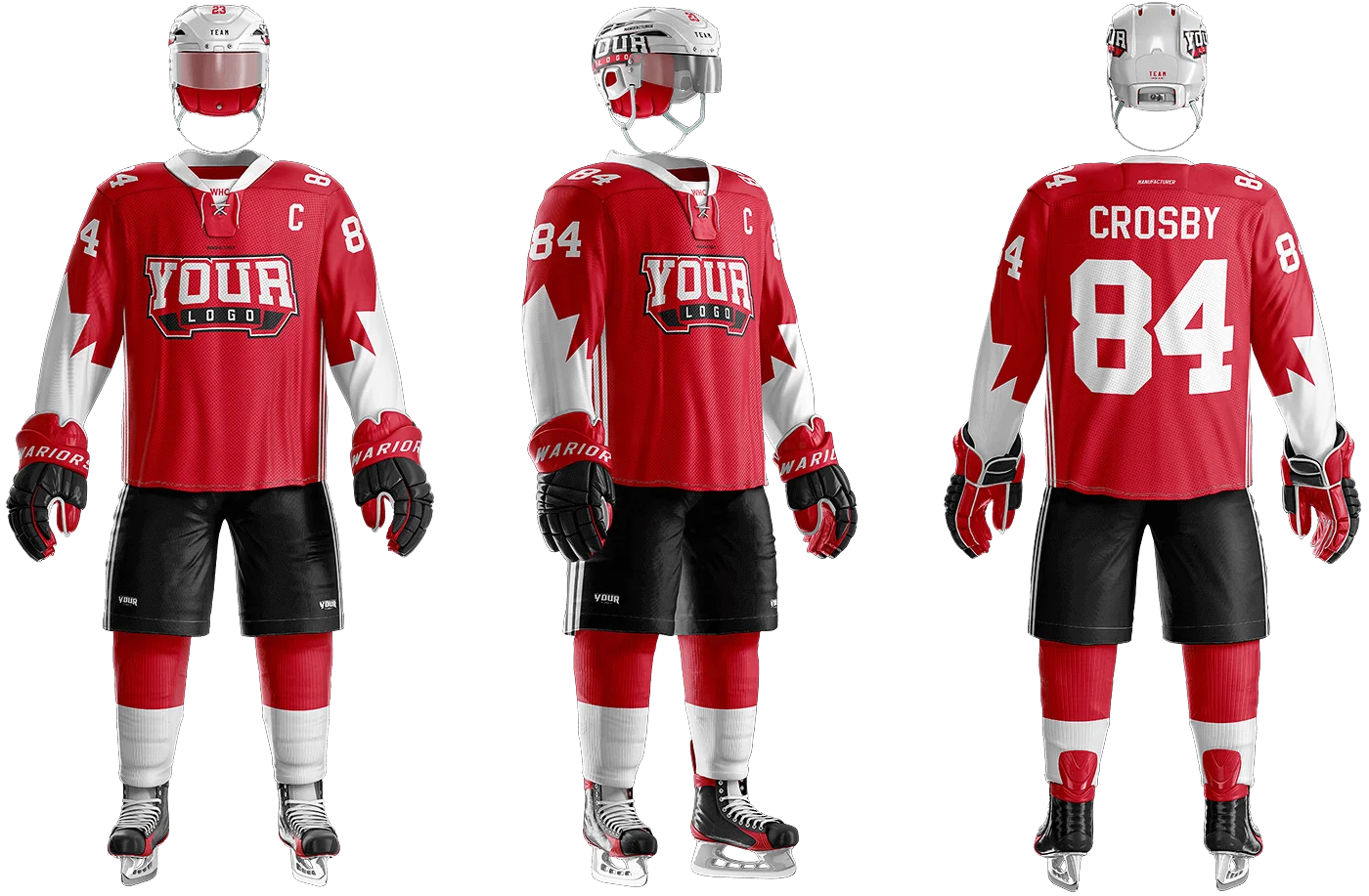 Custom team hockey jersey mens sublimation ice hockey jerseys