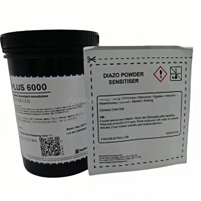 Resistance diazo photographic polymer Water based Autotype plus 6000 prepolymer photo emulsion for screen printing