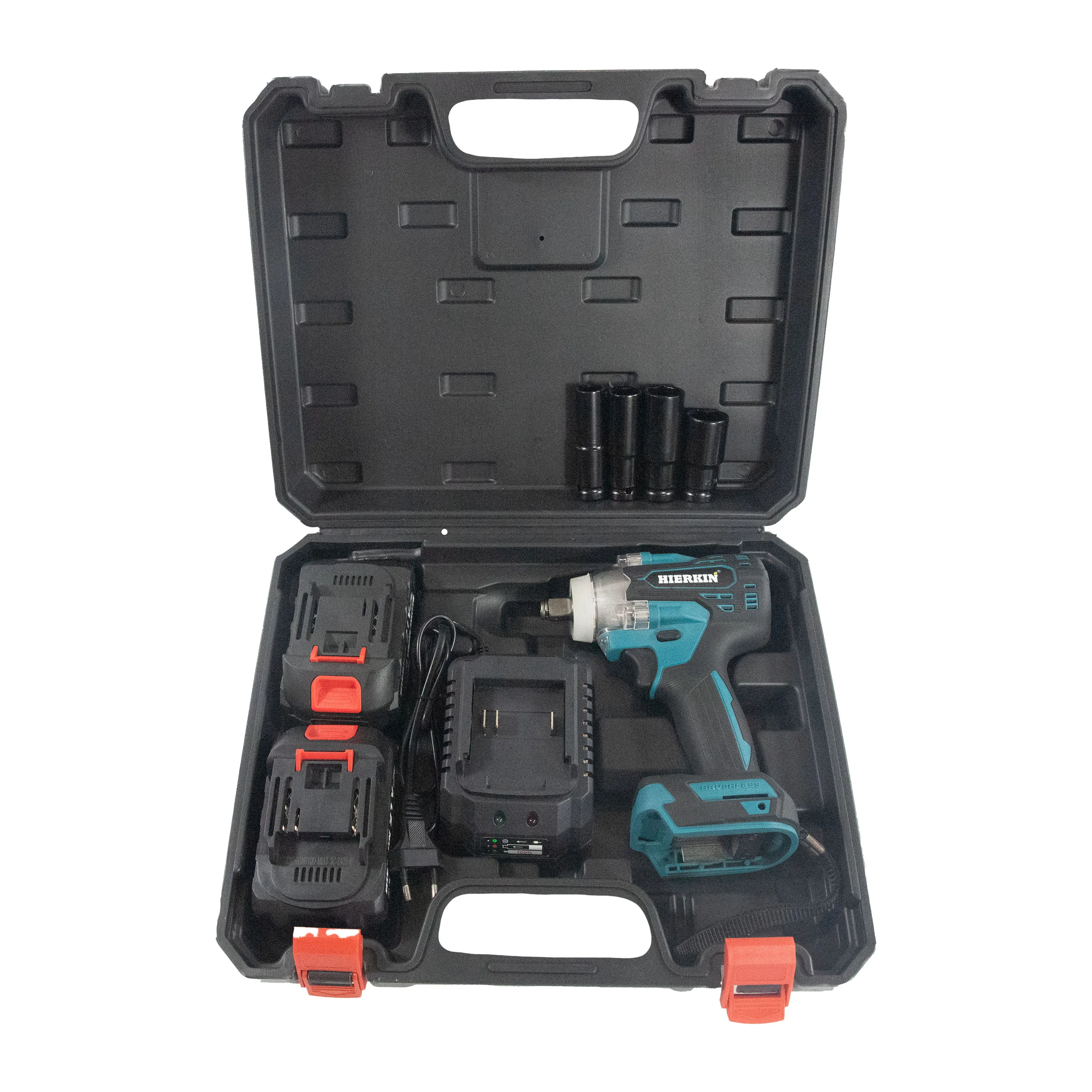 HIERKIN customized other batteries machines and tools torque wrench brushless impact wrench electric car jack impact wrench