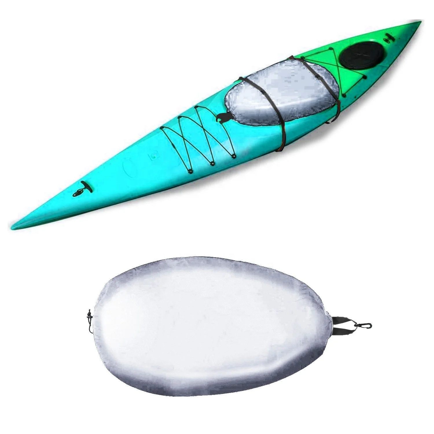 
UCEDER Kayak Cockpit Sealed Kayak Cockpit Cover 