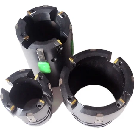 High quality trepanning tools deep hole drill head with inserts and guide pads