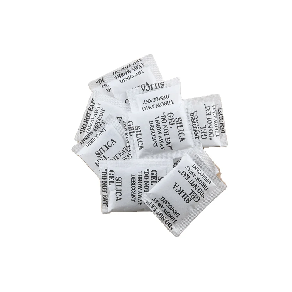 Silica Gel Desiccant 5g Composite Paper 100pcs/Bag Moistureproof Hygroscopic For Shoes/Clothing