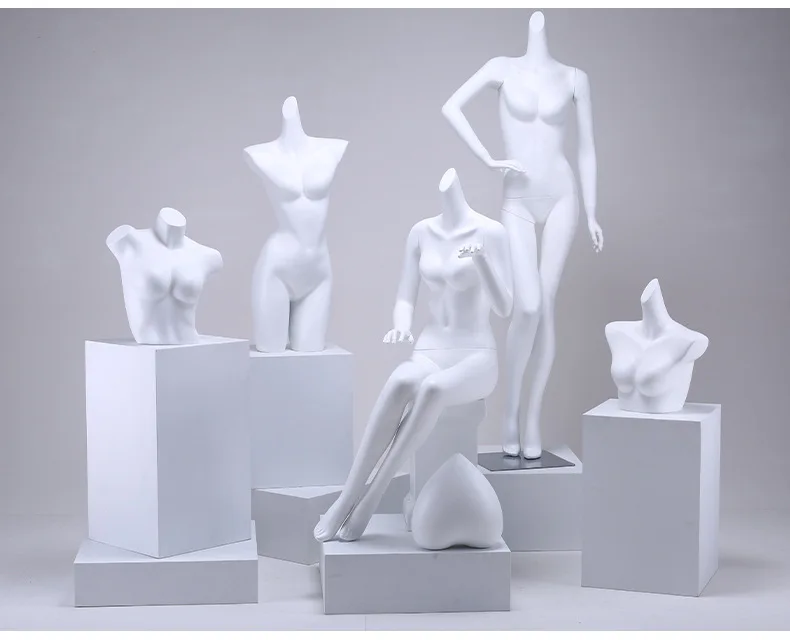 Modern Poly Resin Underwear model female swimsuit bra pajamas display articulated mannequin