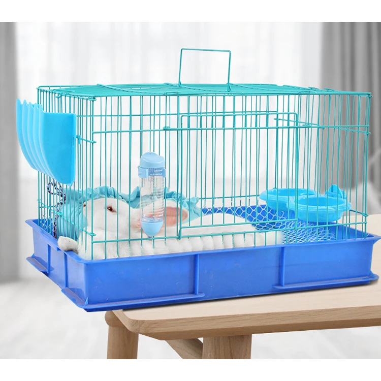 Домик-гнездо для защиты от распыления мочи, клетка для кроликов, металлическая Большая маленькая клетка для кроликов