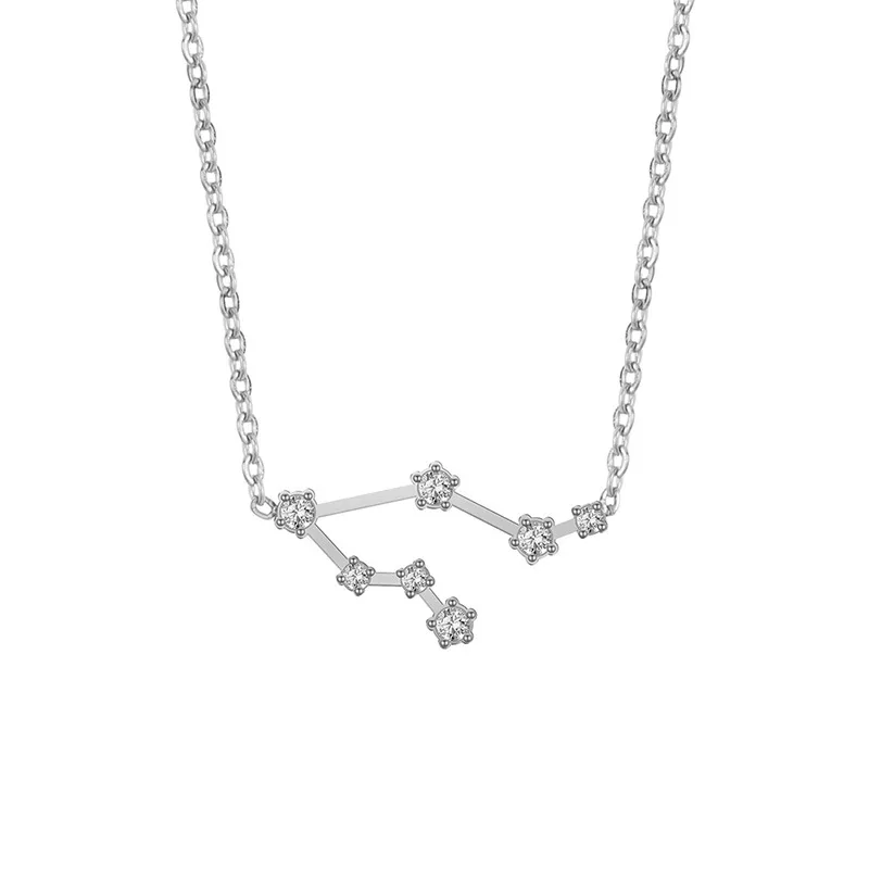 Fashion Stainless Steel Horoscope Necklace New Design Jewelry Necklace Of 12 Zodiac Signs