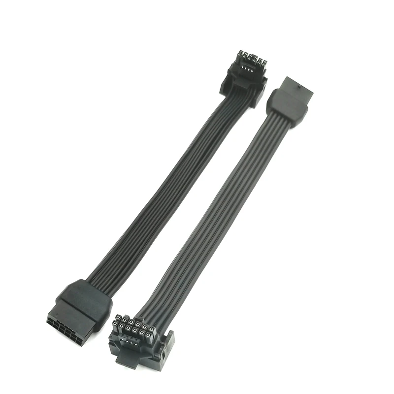 16AWG 600W 90 Degree Right Angle Male to female PCI-e 5.0 16Pin  Extension Cable 5.9inch, 12VHPWR  for Graphic Card GPU