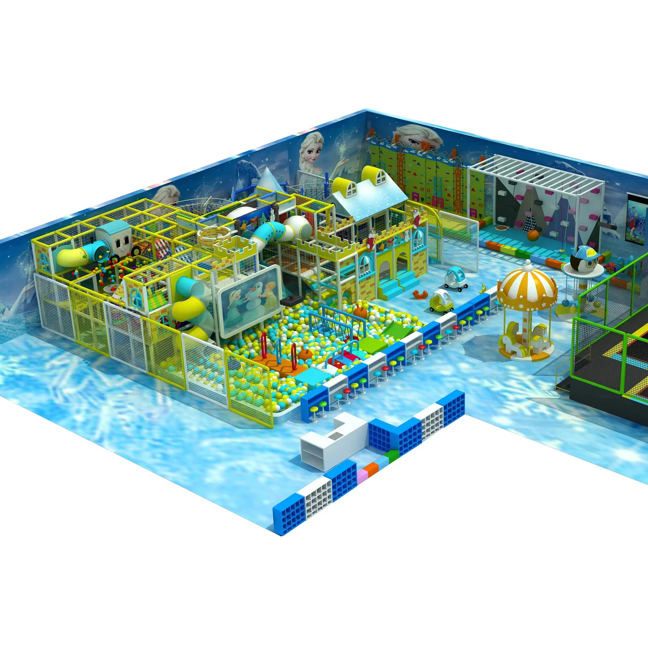 New fashion decoration interesting Kids Amusement Park Indoor Naughty Castle Equipment For Children Play satisfaction guarantee