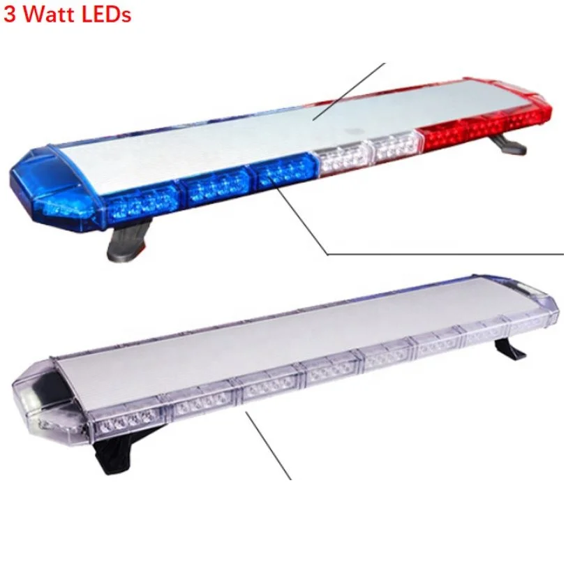 ECE R65 ultra bright 3 watt recovery towing truck roof mount led flash strobe lightbar emergency ambulance led warning lightbar