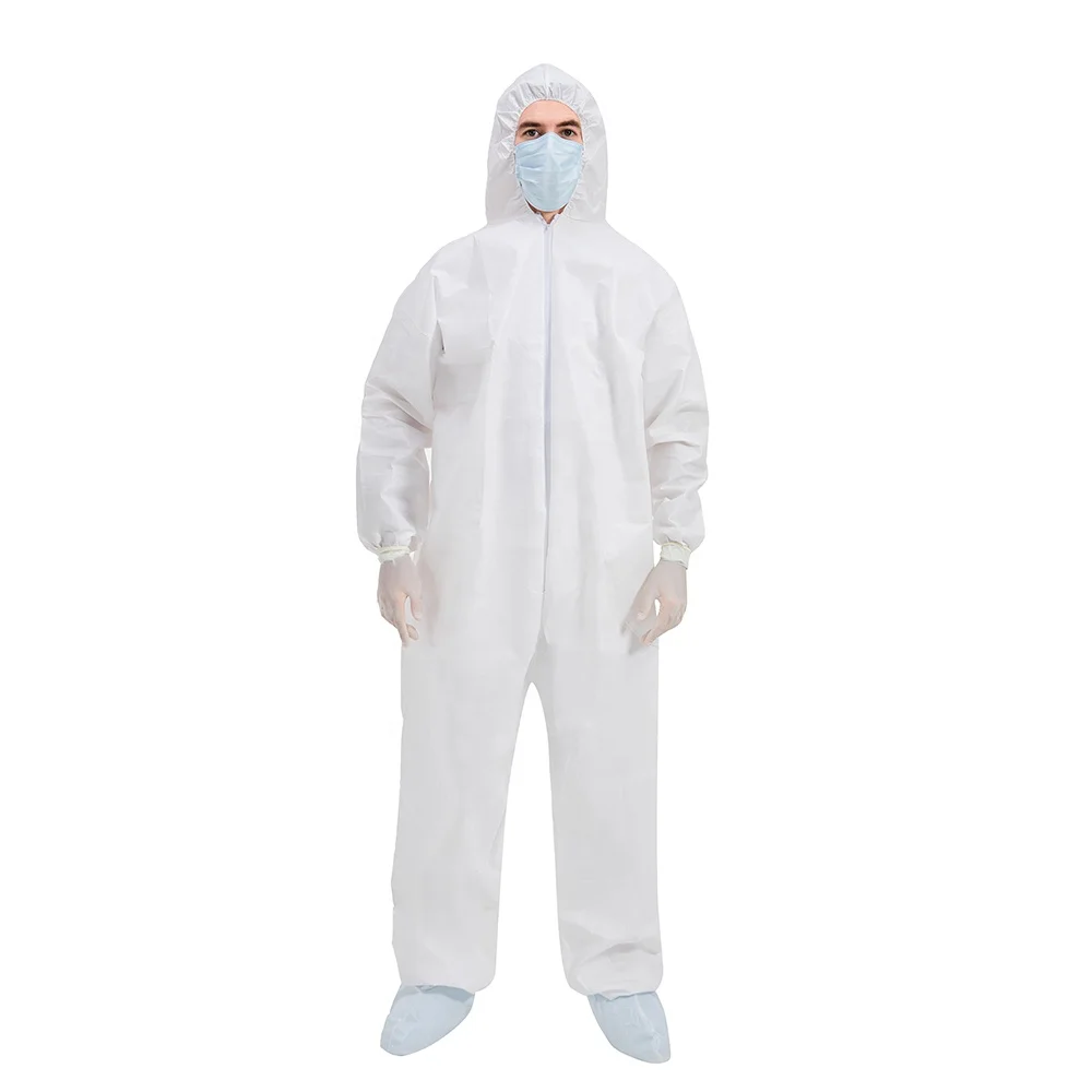 Personal Protective Equipment Disposable Protective Coverall Hazard Suit Chemical Suit
