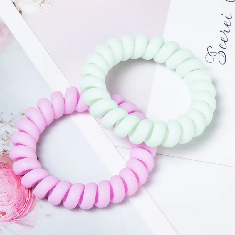 Kitsch Spiral Hair Ties,  Phone Cord Hair band, Ponytail Hair Coils No Crease