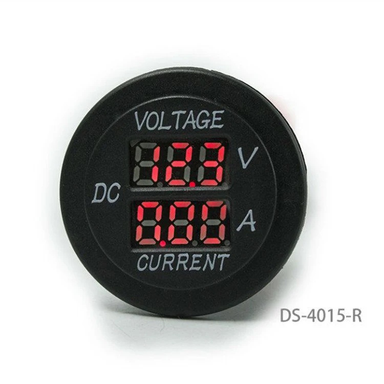 DC 12V 24V 15A Voltmeter Ammeter  for Auto car marine boat