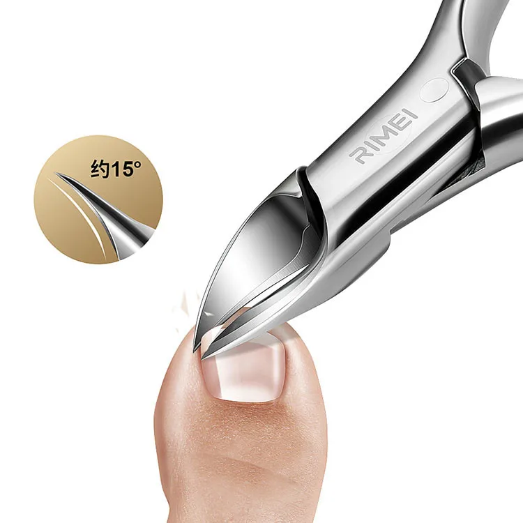 RIMEI professional beauty nail nipper best selling stainless steel nail cutter cuticle nipper  ingrown trimmer toenail nipper
