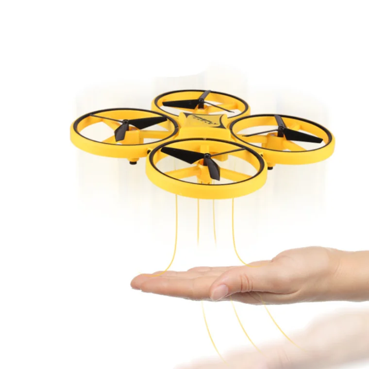 LED Lighting Show Hand Sensor RC Quadcopter Drone with Foldable