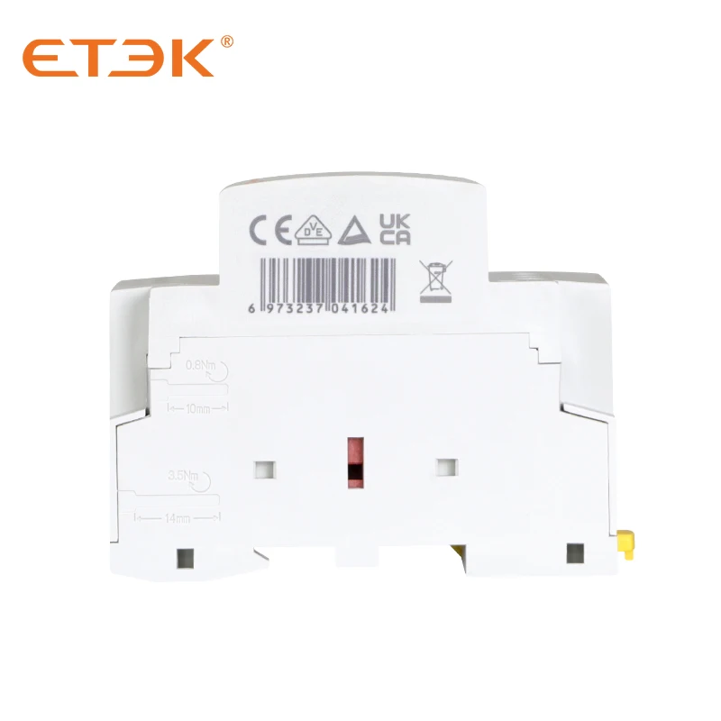 ETEK EKMF 4P 100A катушка 230VAC бытовой электрический контактор переменного тока с сертификатом TUV