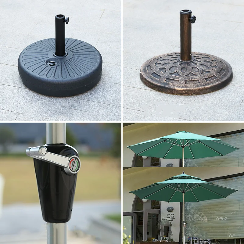 Outdoor sunshade sun beach outdoor advertising stall courtyard pillar umbrella