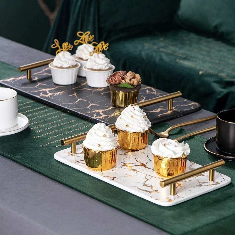 Hot selling Ceramic Dessert Plate snack tray Nordic design bowl set for coffee shop