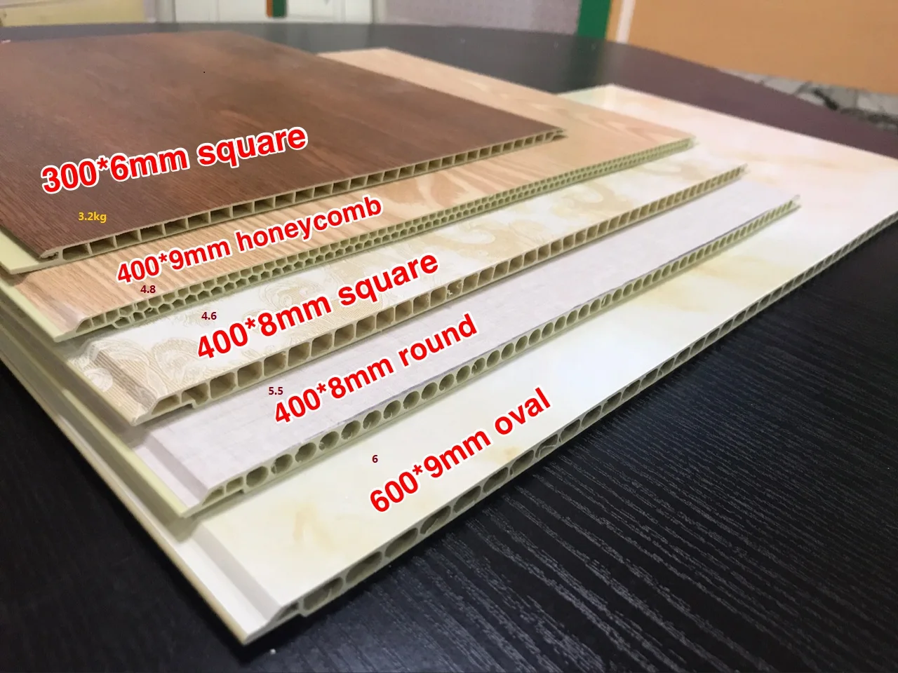 600mm Fabric Design High Quality PVC Decoration Wall Panel Interior