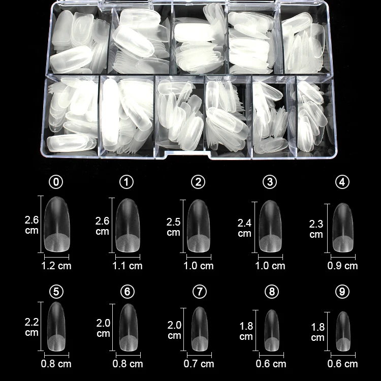 French Press On Nail matte false nails with glue Wholesale transparent nails online