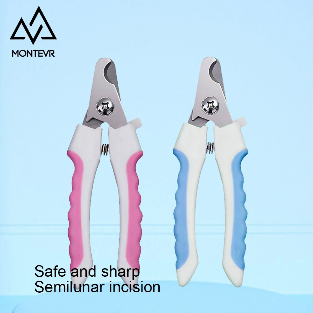 High Quality Pet Grooming Products Scissors Stainless Steel Pet trimmer Dog Cats Pet Nail Clipper