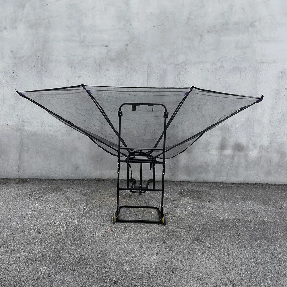 Basketball Rebound Basketball Return Attachment Metal Hanging Basketball Shooting Trainer wih Return Chute