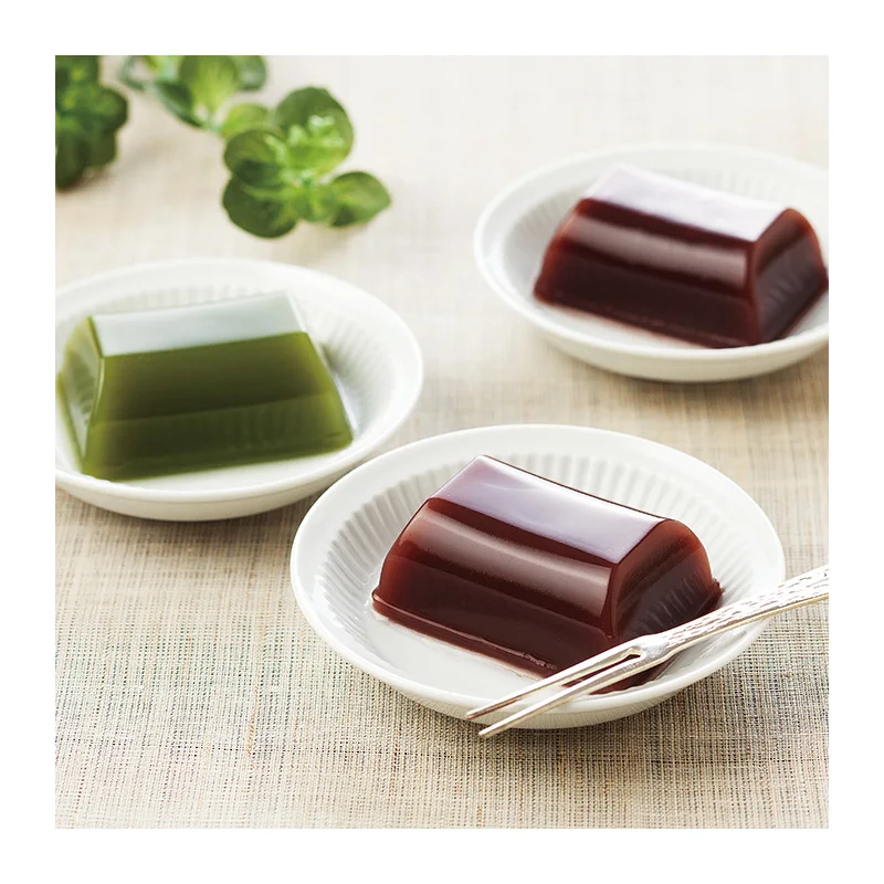 
Japanese different natural flavor brown green kid jelly candy line 
