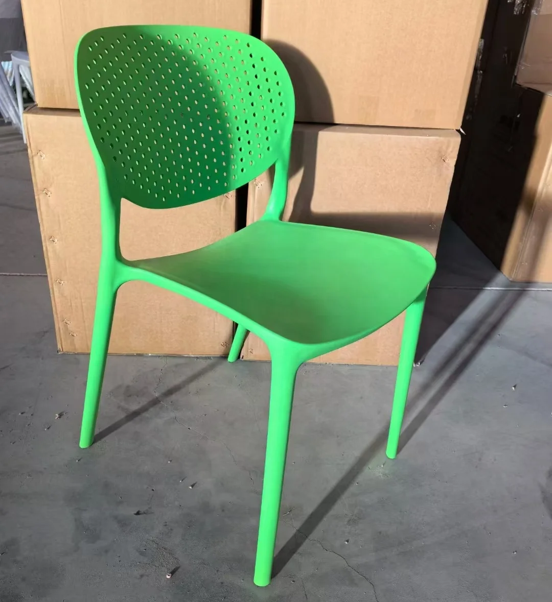 Home Furniture Plastic Chair PP Stackable High Quality Modern Design Chinese Kitchen Furniture