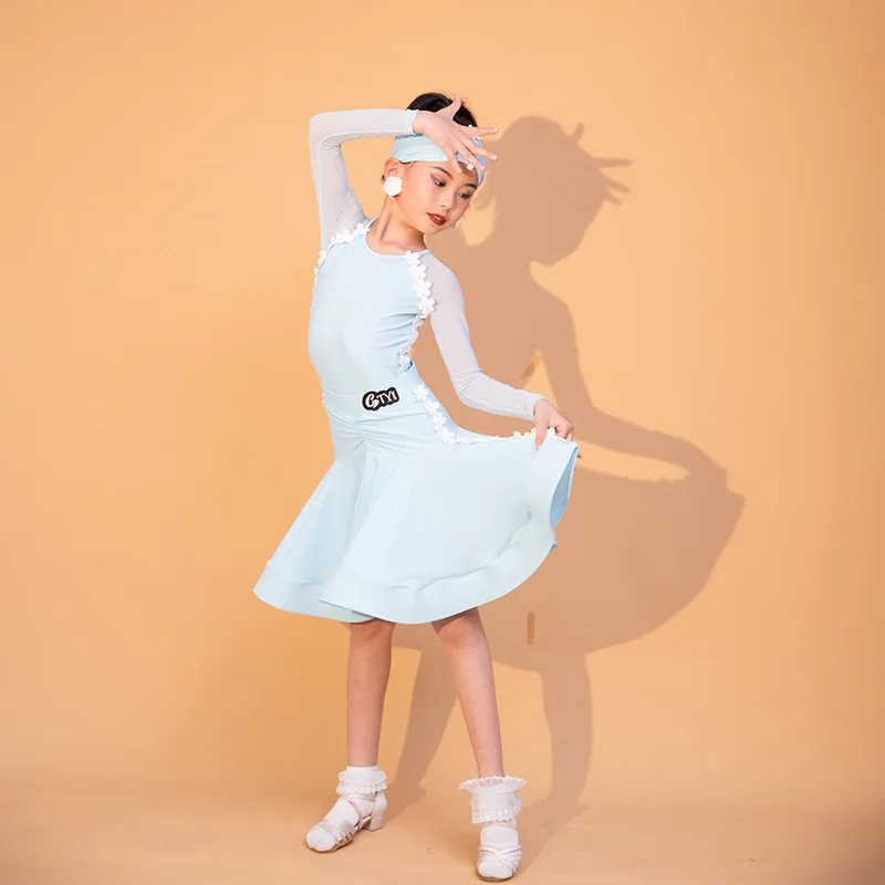 Latin Dance Dress Advance Sense 2024 Girls Practice Performance Dress