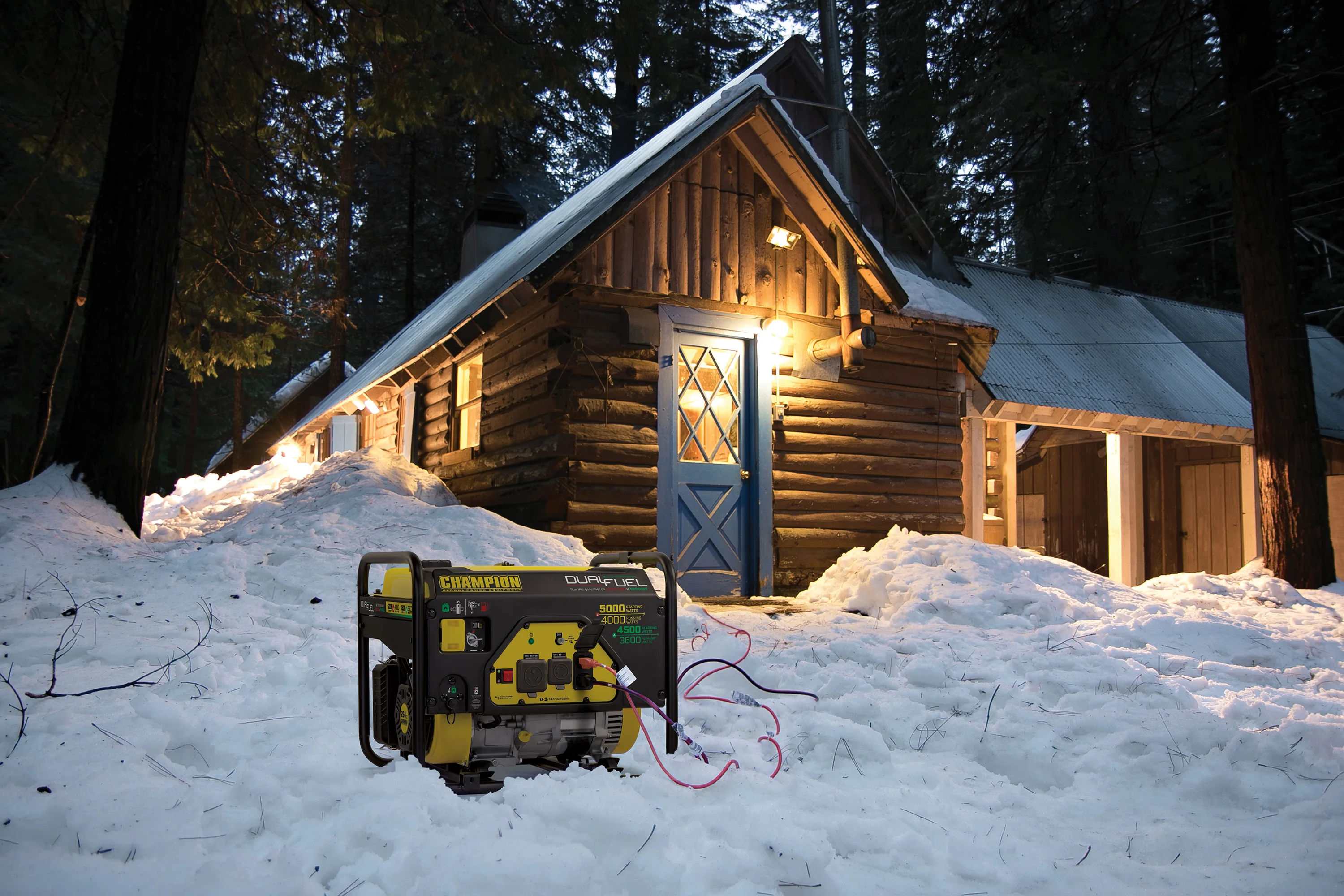 CE certificate CHAMPION 5.5kw Power Dual Fuel  LPG Gasoline Portable Generator Petrol 5KW Generator