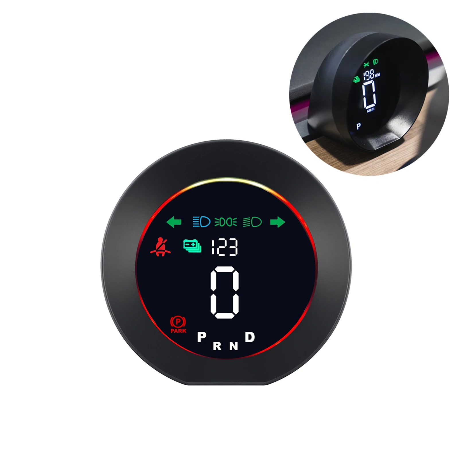 Road Top Customizable Digital Smart Gauge Multi-Data Display Dashboard Car Speedometer Speed indicator for Tesla Model 3 Model Y
