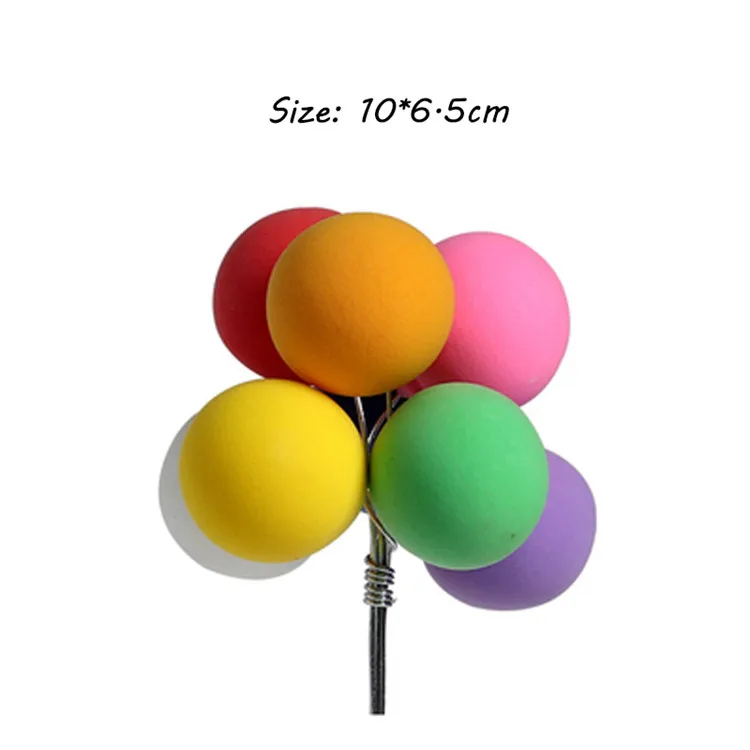 Wedding Cake Accessory Birthday Clay Advertising Balloons Cake Topper Decoration Tools Cake Stand Supplies