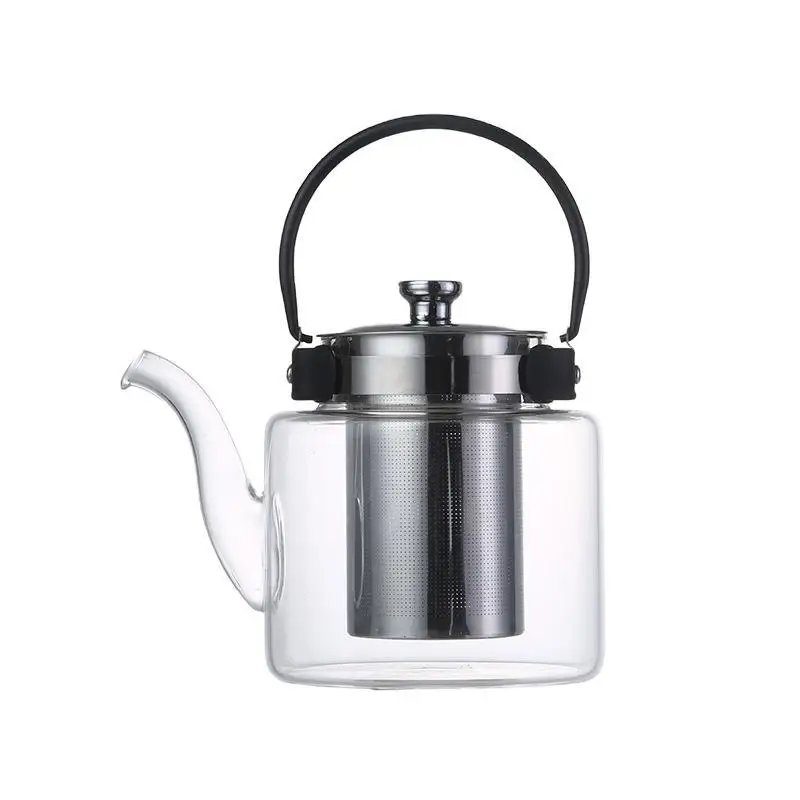 Прозрачные стеклянные пивоваренные кастрюли Easy Tea Maker 800/1200/1500 мл оптом