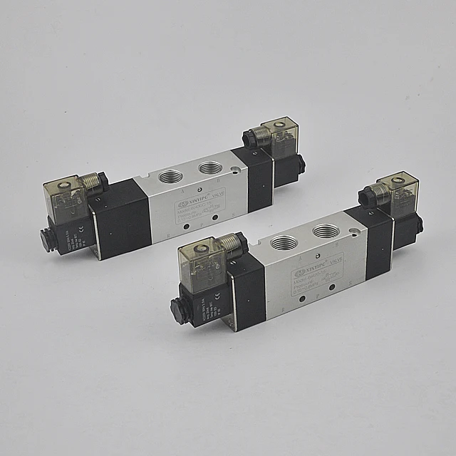 TS16949 factory high quality industrial 12 volt 24 volt 220V ac pneumatic solenoid valve
