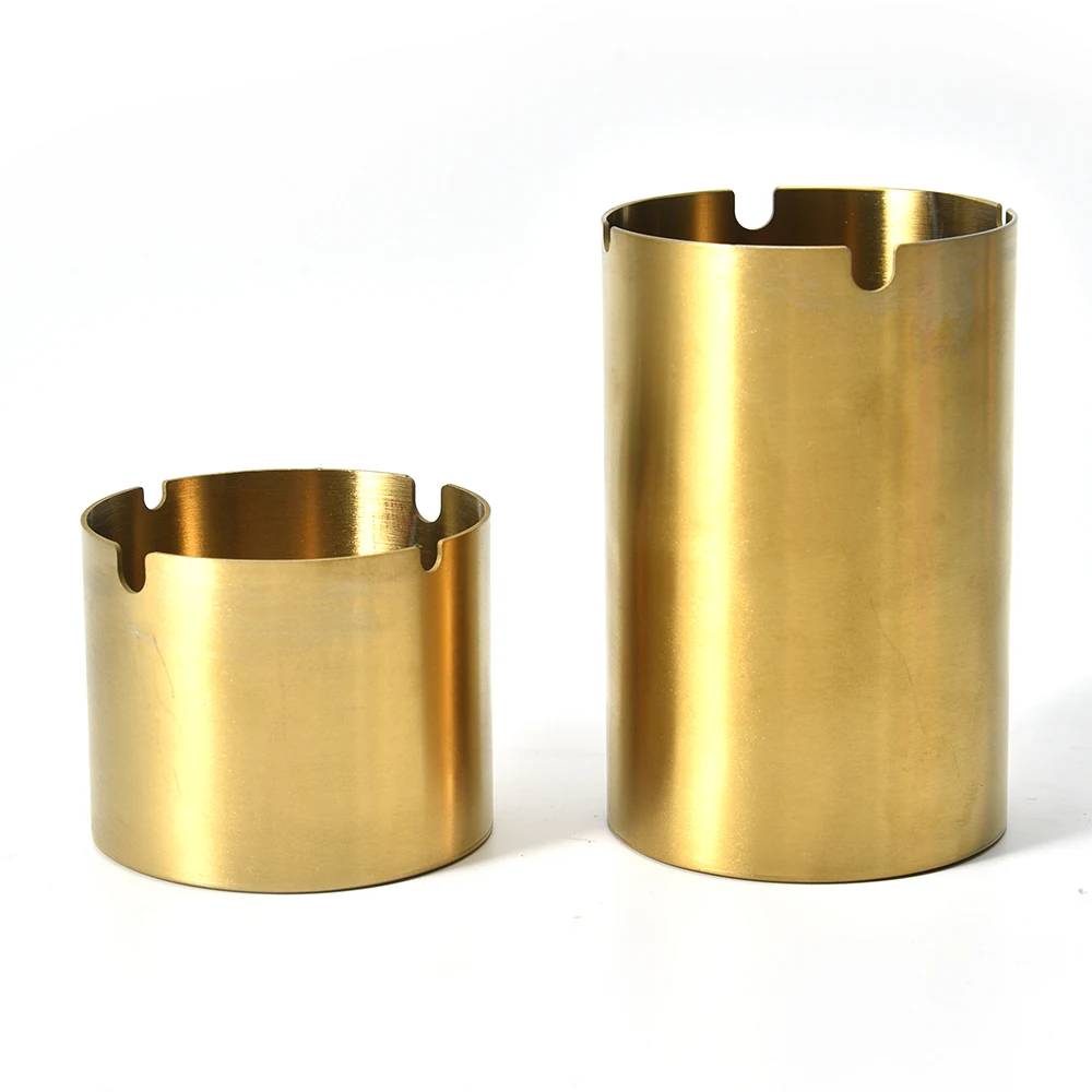 Custom Decorative Factory Made Outdoor Metal Spinning Tin Ashtray With