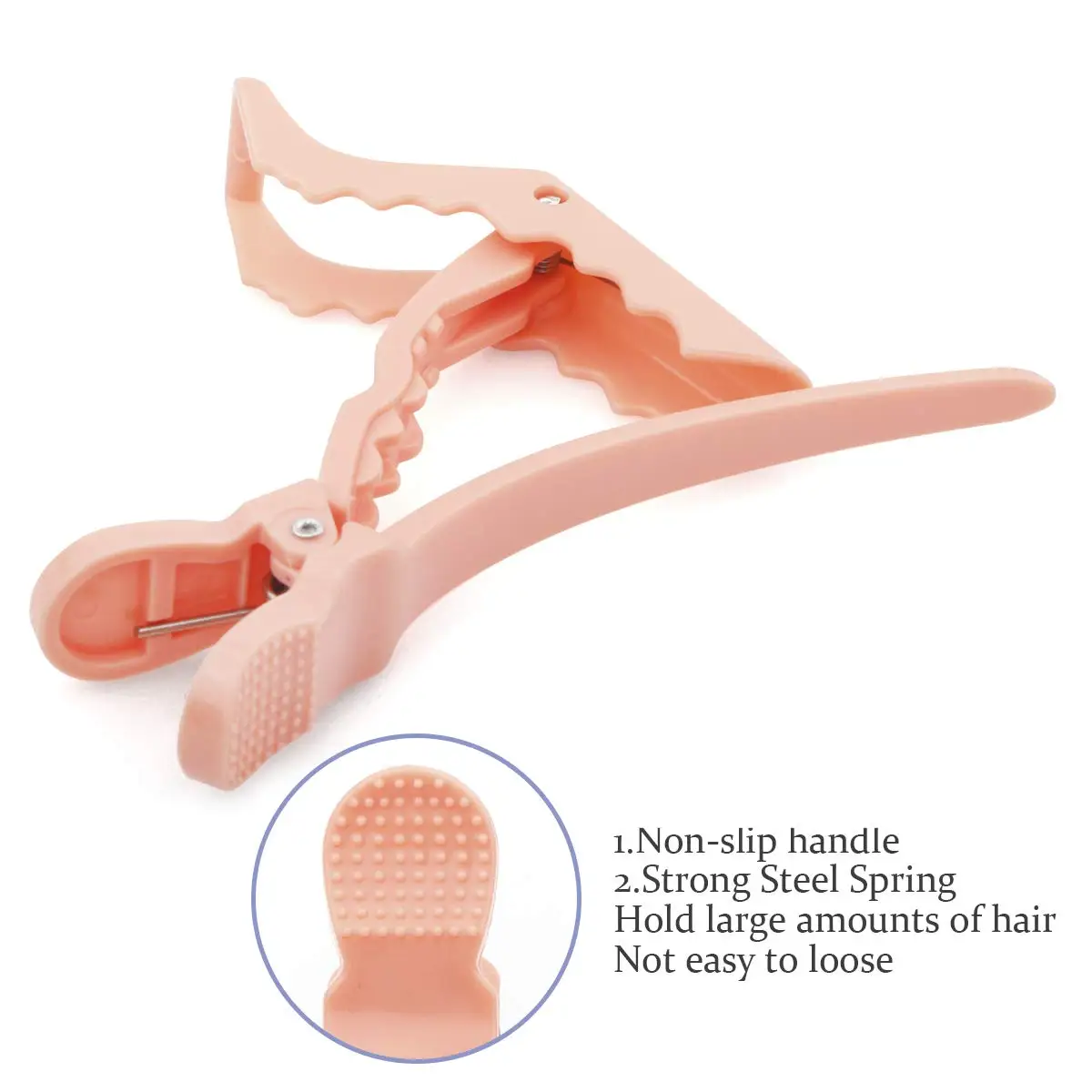 Пластиковый зажим для волос для женщин, зажимы для парикмахерских, зажимы-КРОКОДИЛЬЧИКИ для парикмахерской, аксессуары для укладки волос, Шпилька для волос