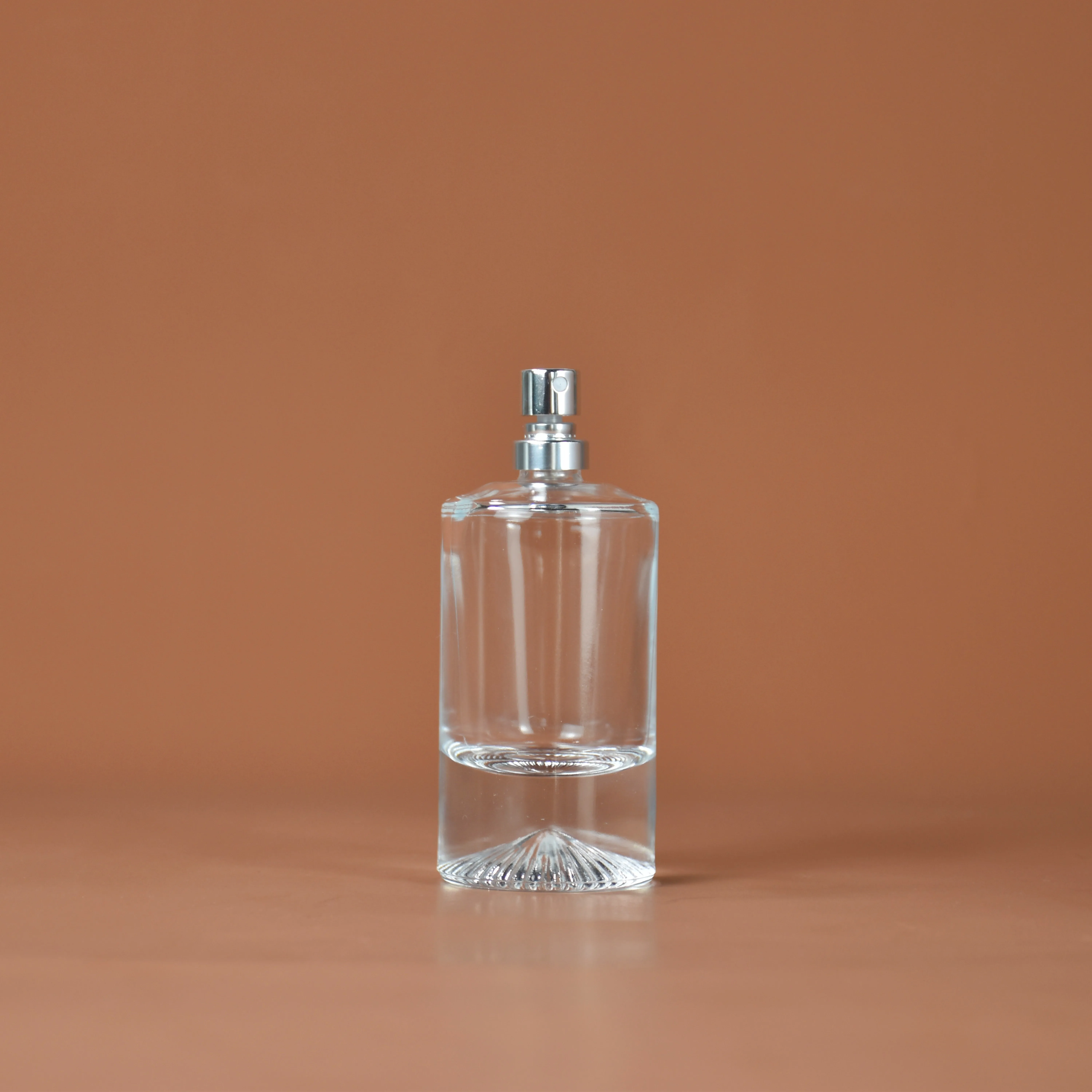 Ready stock crimp neck glass perfume bottle 30ml 50ml 100ml perfume wholesale dubai bottle glass empty