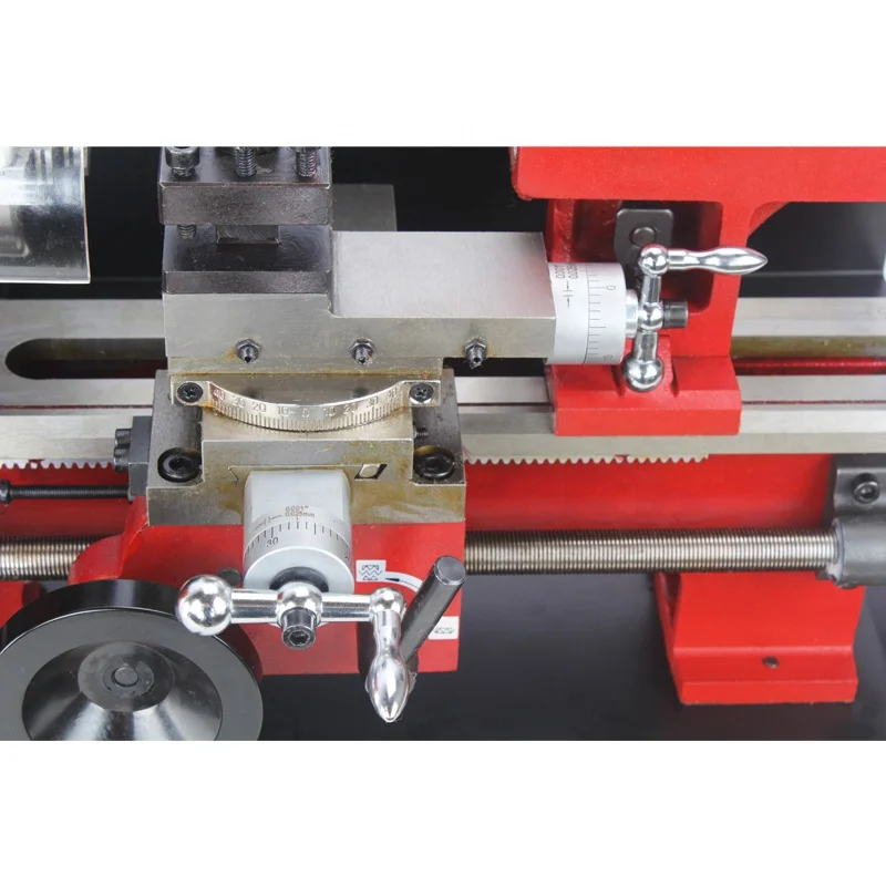 Mini Precision Metal Lathe/SIEG 250W motor+C2-200mm 2500RPM Variable Speed Mini Lathe/working length Micro Wood & Metal Lathe